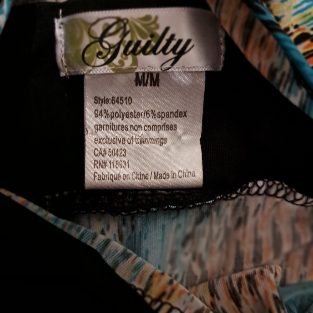 Multicolor Zigzag Pattern Dress - Picture 2 of 6